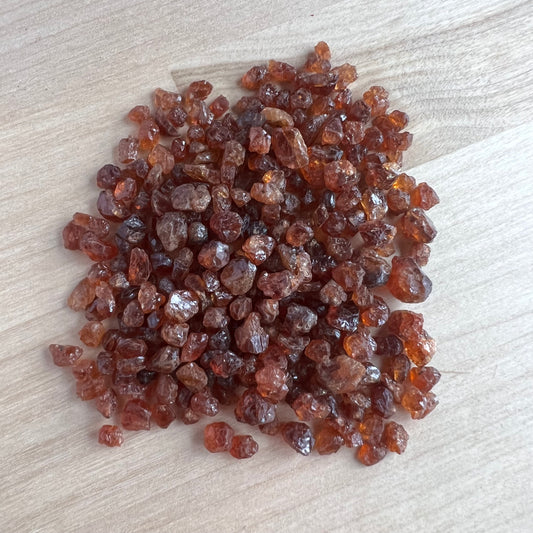 Hessonite Garnet Gem Bag - 50 grams
