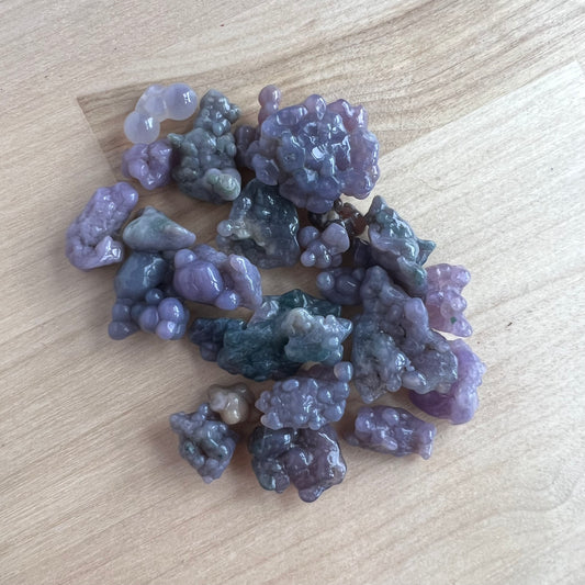 Grape Agate Gem Bag - 50 grams