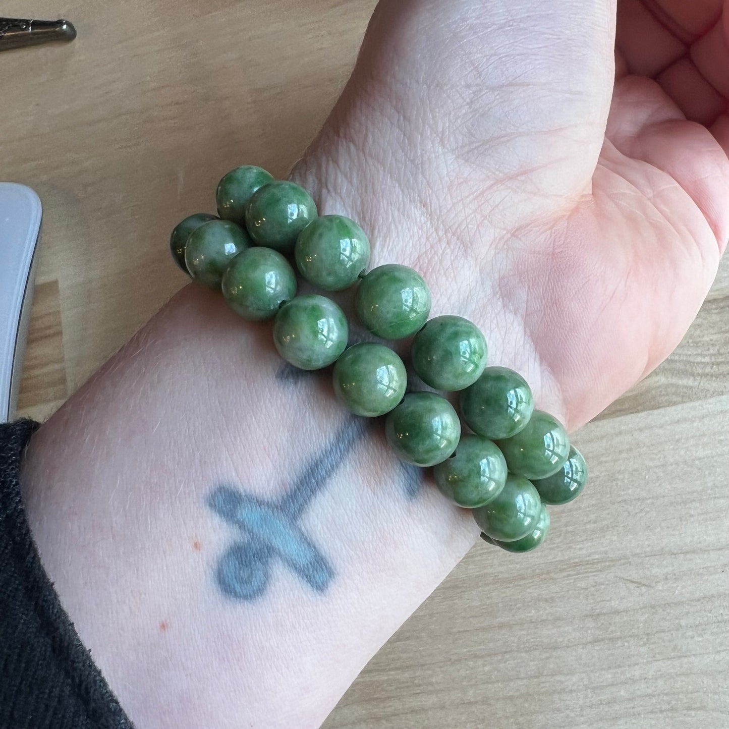 Green Garnet Gemstone Bracelet