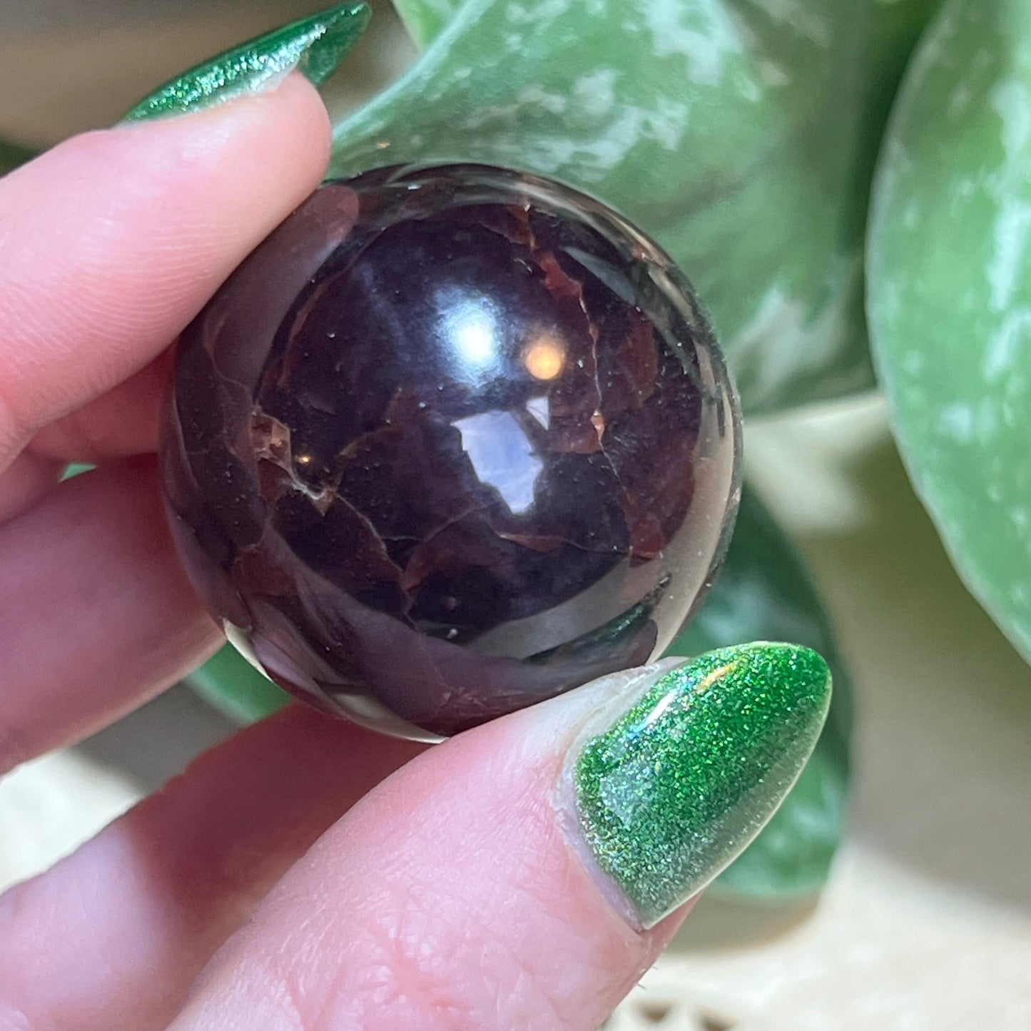 Star Garnet Sphere