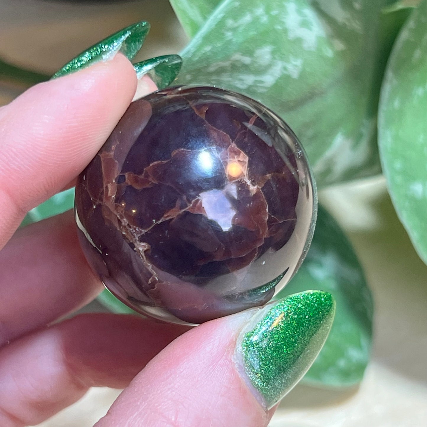 Star Garnet Sphere