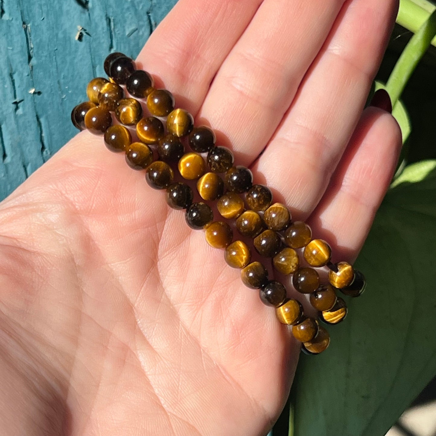 Tigers Eye Gemstone Bracelet - 6mm